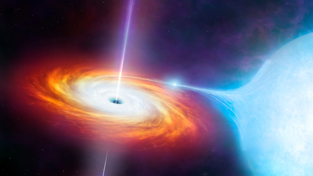 A colorful x-ray binary system